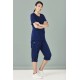 Womens Avery Round Neck Scrub Top