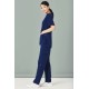 Womens Avery Round Neck Scrub Top