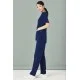 Womens Avery Round Neck Scrub Top