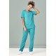 Womens Avery Round Neck Scrub Top