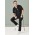 Mens Avery V-Neck Scrub Top - Black