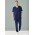 Mens Avery V-Neck Scrub Top - Navy