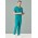 Mens Avery V-Neck Scrub Top - Teal