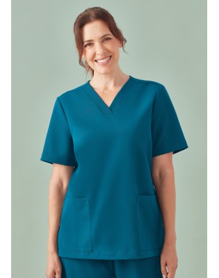 Womens Pulse V-Neck Scrub Top