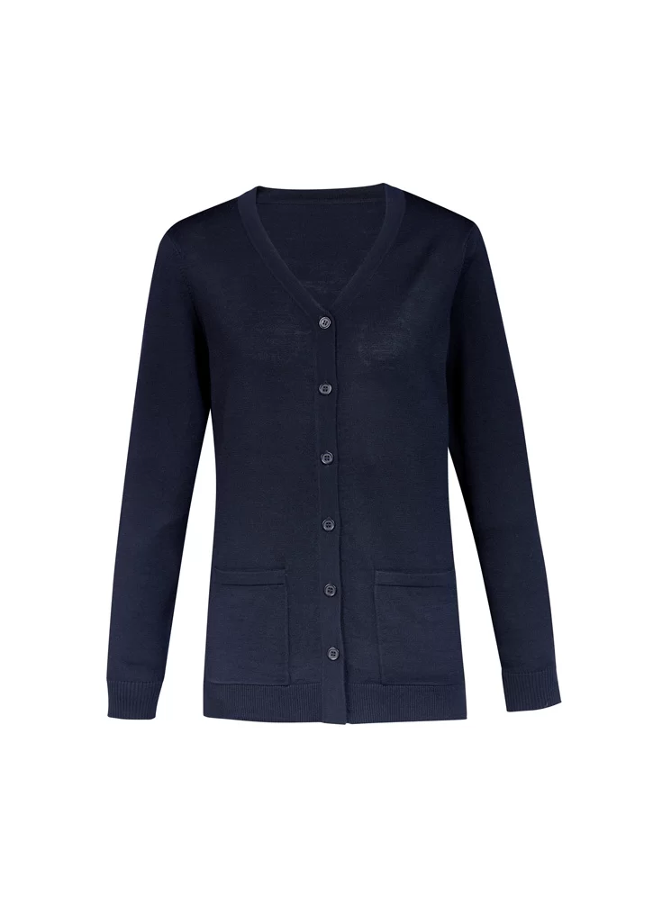 Womens Button Front Knit Cardigan Womens Button Front Knit Cardigan