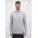 Mens Basis Long Sleeve Tee - Grey-Marle