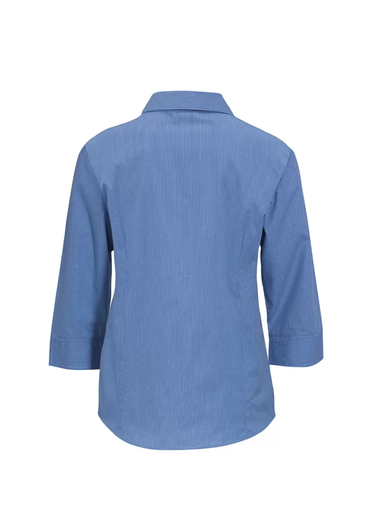 Ladies Micro Check 3/4 Sleeve Shirt Ladies Micro Check 3/4 Sleeve Shirt