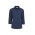 Ladies Micro Check 3/4 Sleeve Shirt - Navy
