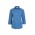Micro Womens Check 3/4 Sleeve Shirt - Mid Blue