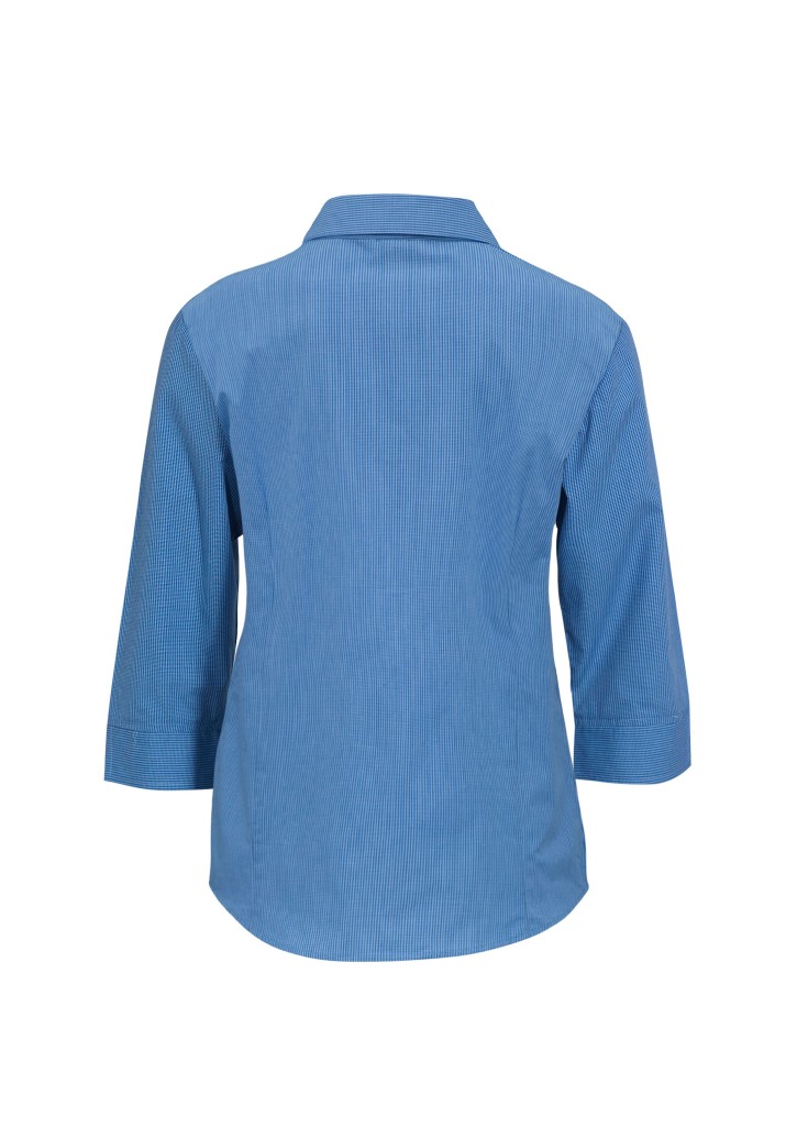Micro Womens Check 3/4 Sleeve Shirt