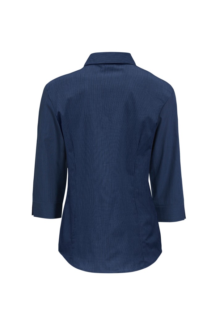 Micro Womens Check 3/4 Sleeve Shirt