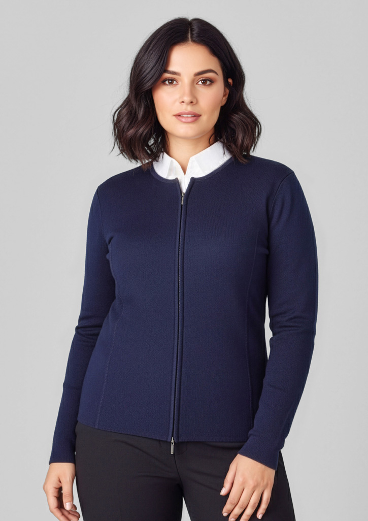 2-Way Womens Zip Cardigan