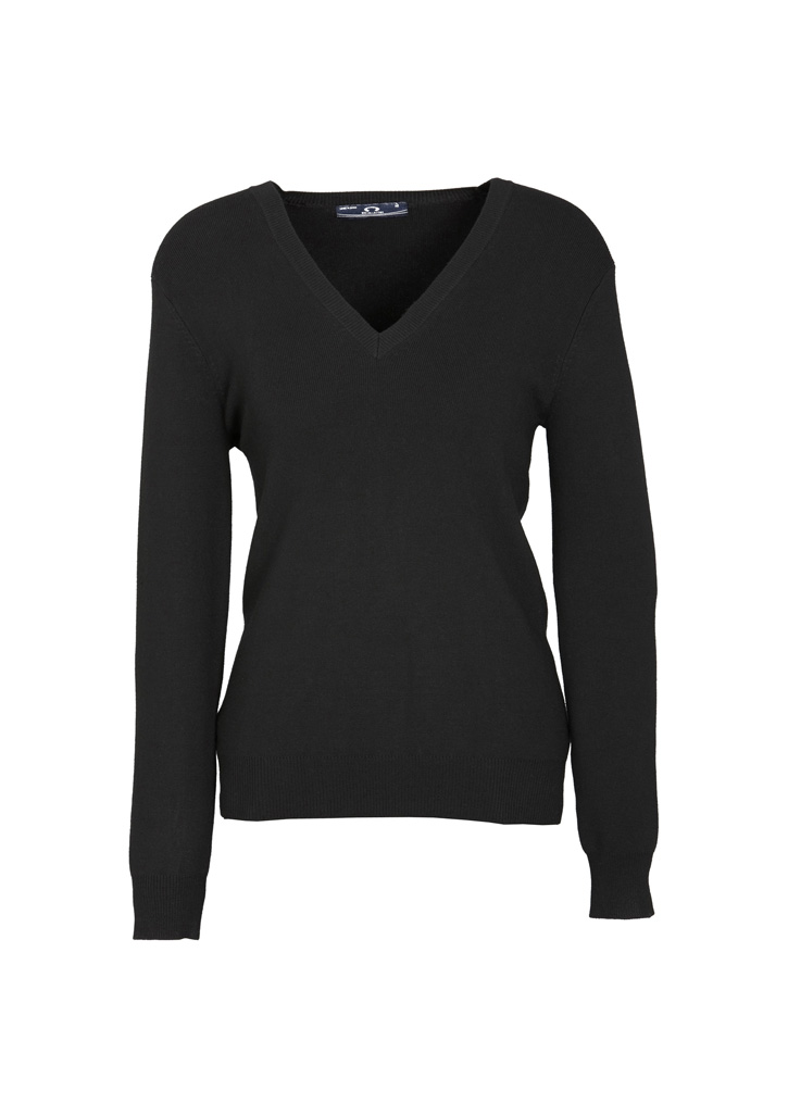 V-Neck Womens Knit Pullover