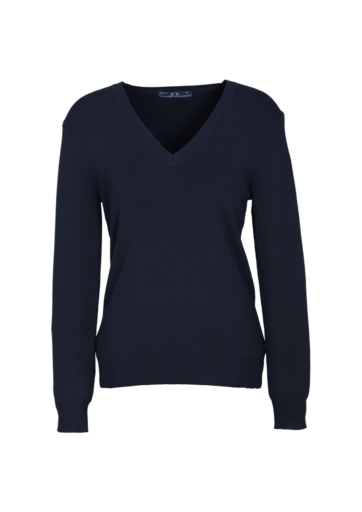 V-Neck Womens Knit Pullover