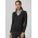 V-Neck Womens Knit Pullover - Black