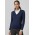 V-Neck Womens Knit Pullover - Navy