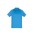 Academy Mens Short Sleeve Polo - Cyan/Navy