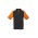 Nitro Mens Short Sleeve Polo - Black/Orange/White