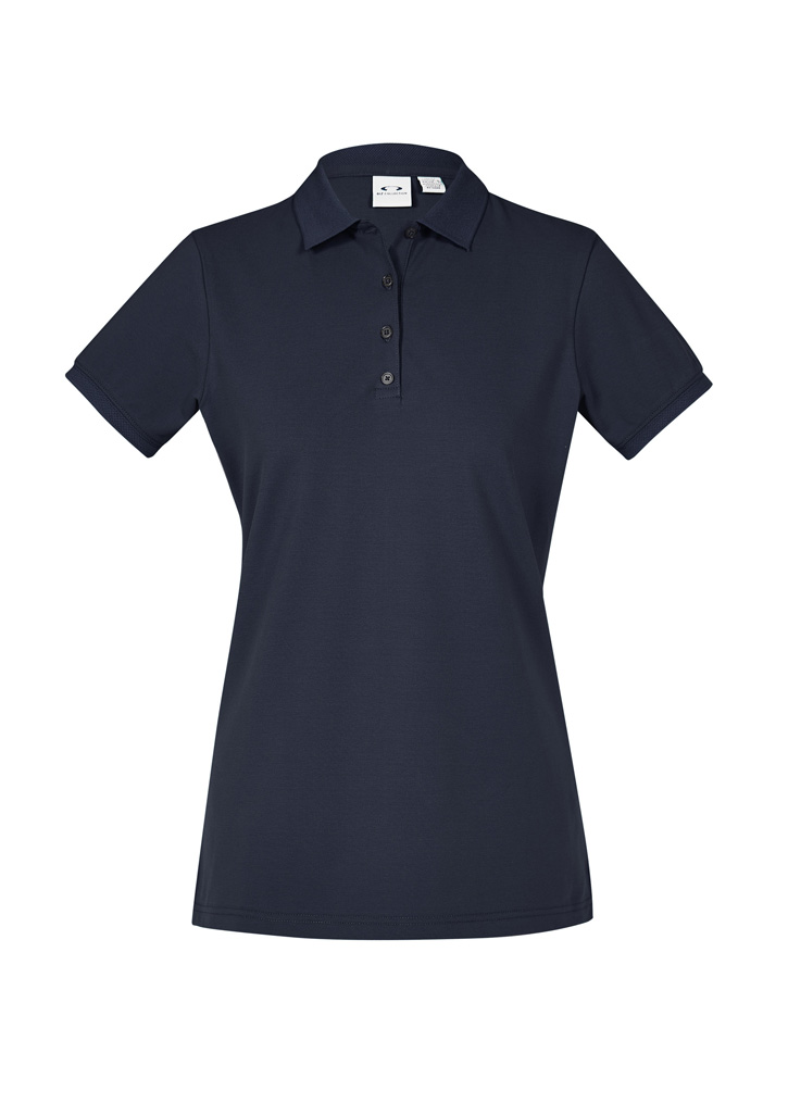 City Womens Short Sleeve Polo