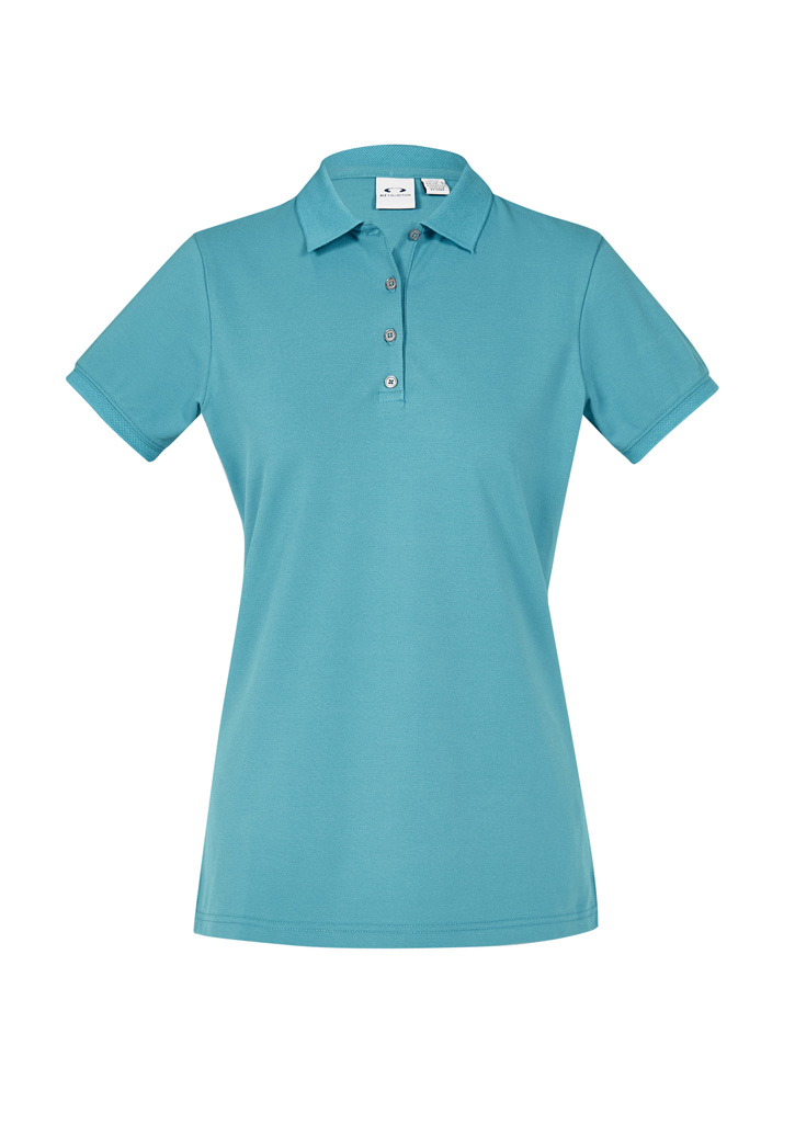 City Womens Short Sleeve Polo