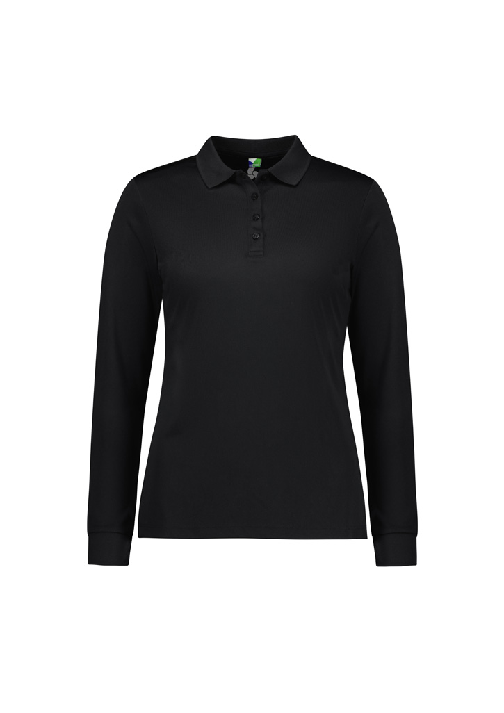 Action Womens Long Sleeve Polo
