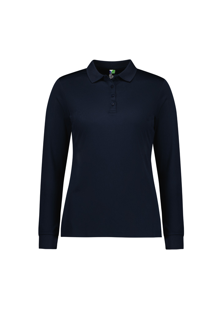 Action Womens Long Sleeve Polo