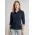 Action Womens Long Sleeve Polo - Navy