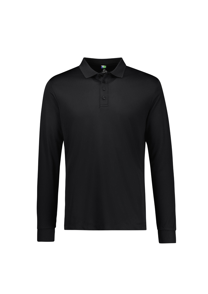 Action Mens Long Sleeve Polo