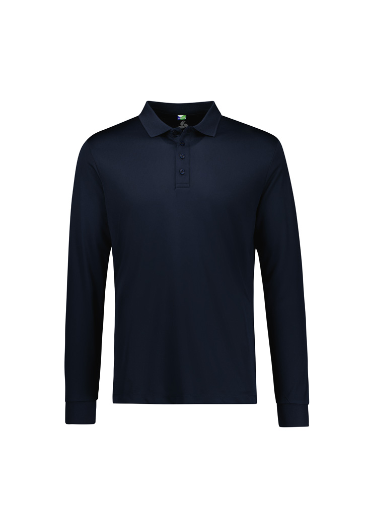 Action Mens Long Sleeve Polo