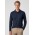 Action Mens Long Sleeve Polo - Navy