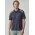 United Mens Short Sleeve Polo - Navy/Gold