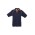 Fusion Mens Short Sleeve Polo - Navy/Fluoro Orange