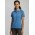 Blade Womens Short Sleeve Polo - Cyan/Silver Grey
