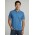 Blade Mens Short Sleeve Polo - Cyan/Silver Grey