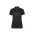 Focus Womens Short Sleeve Polo - Black/Orange