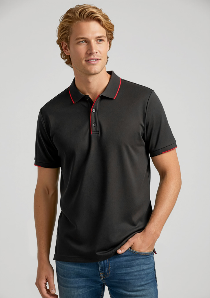 Focus Mens Short Sleeve Polo