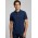 Micro Mens Waffle Short Sleeve Polo - Navy