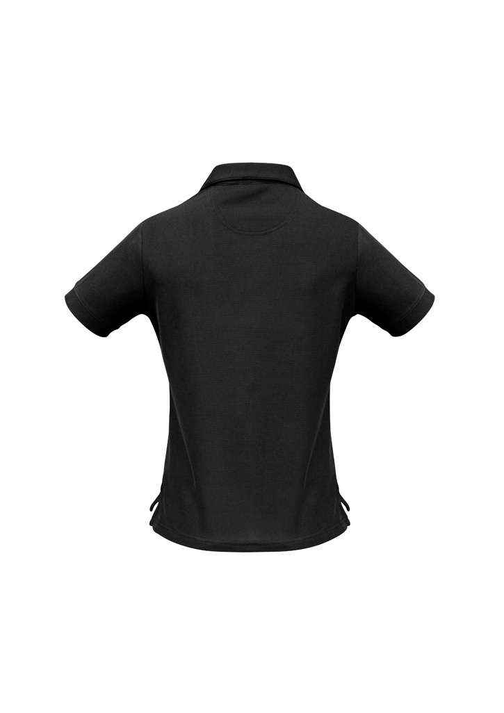 Micro Womens Waffle Short Sleeve Polo