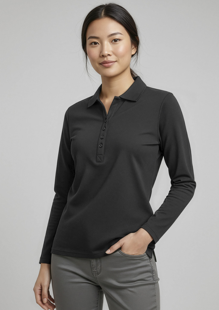 Crew Womens Long Sleeve Polo