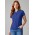 Crew Womens Short Sleeve Polo - Royal