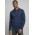 Crew Mens Long Sleeve Polo - Navy