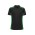 Grid Unisex Short Sleeve Polo - Black/Green