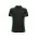 Unisex Grid Short Sleeve Polo - Black/Green