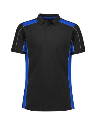 Unisex Grid Short Sleeve Polo