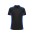 Grid Unisex Short Sleeve Polo - Black/Royal