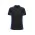 Unisex Grid Short Sleeve Polo - Black/Royal