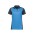 Womens Dart Short Sleeve Polo - Grey/Cyan