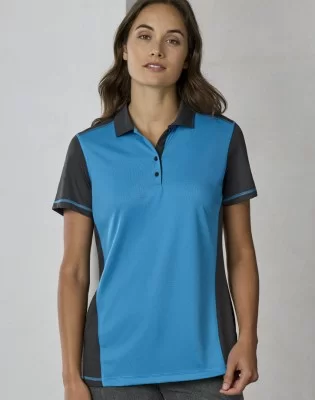 Womens Dart Short Sleeve Polo