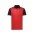 Mens Dart Short Sleeve Polo - Black/Red