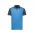 Mens Dart Short Sleeve Polo - Grey/Cyan
